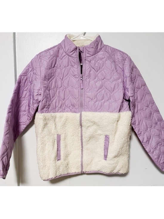 wonder nation Other - Wonder Nation • NWT Purple Quilted Hearts and Plush Coat
